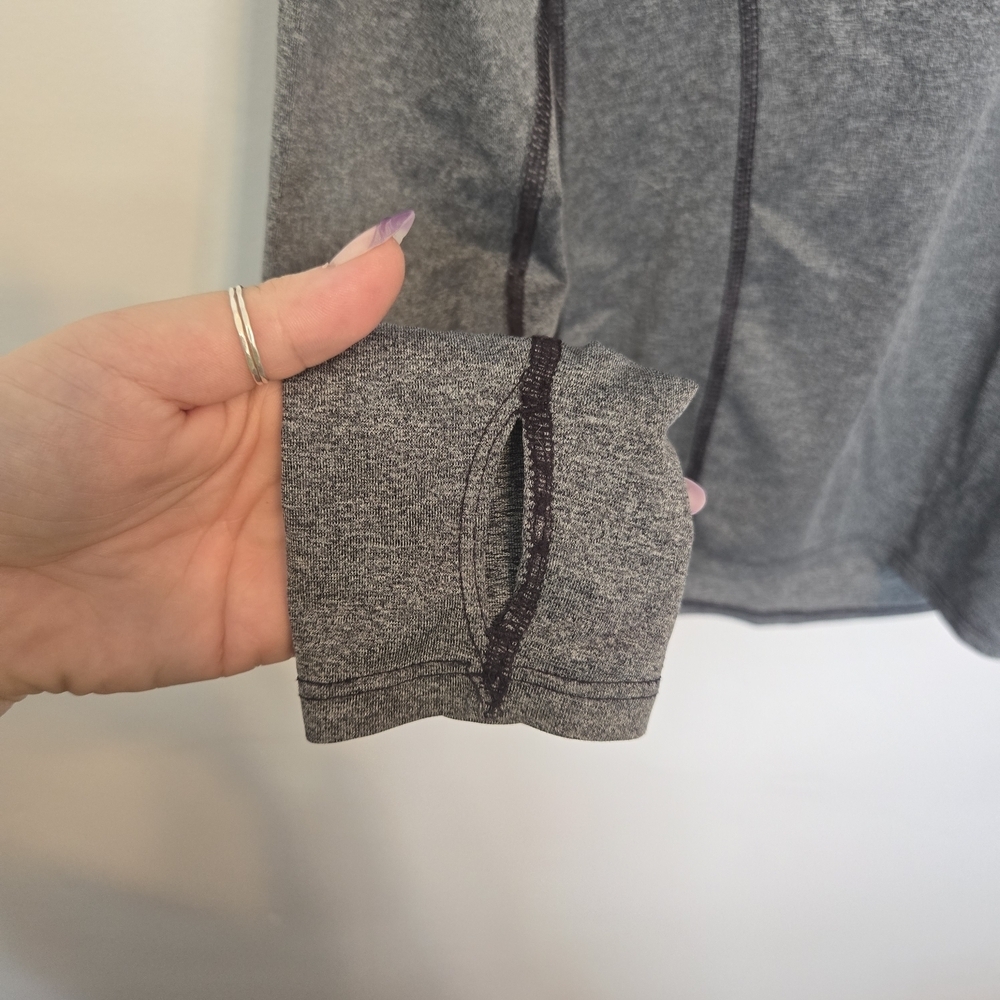 Gray Long Sleeve Women's Top - Picture 3 of 7